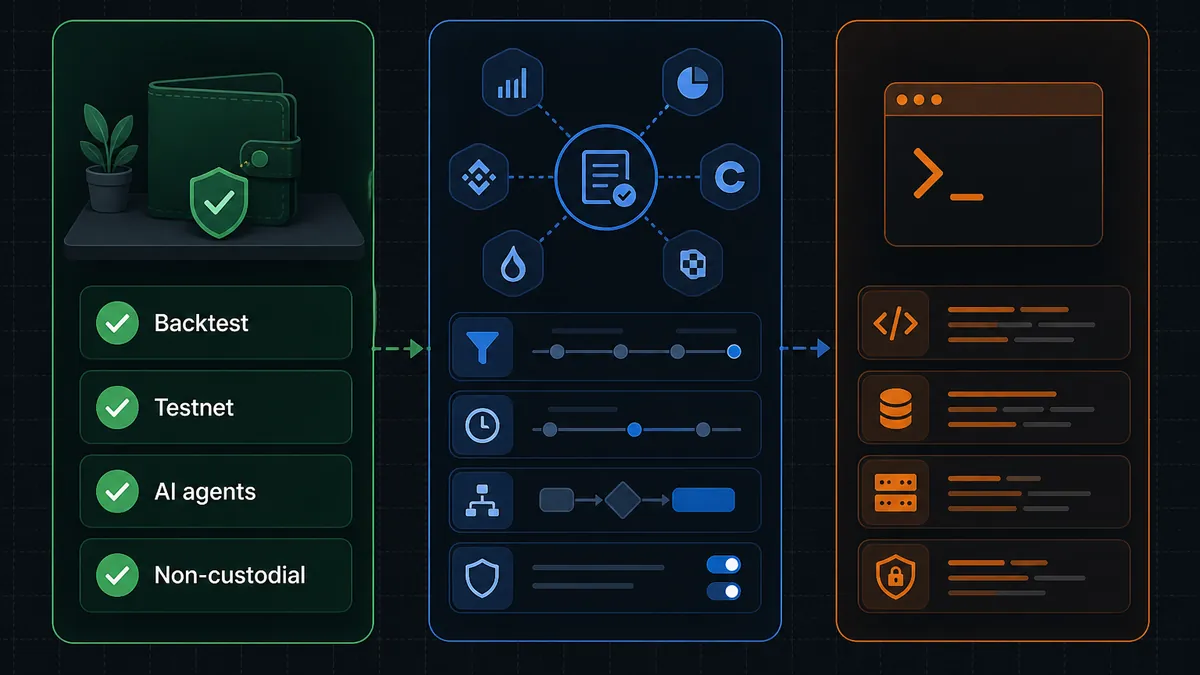 Comparison of wallet desk, multi-venue rule bots, and self-hosted GitHub runners